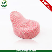 Algodón rosa beanbag cuchara forma bean bolsa de sofá en la sala de estar